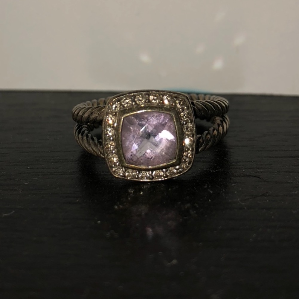 David Yurman Petite Albion Ring - Amethyst